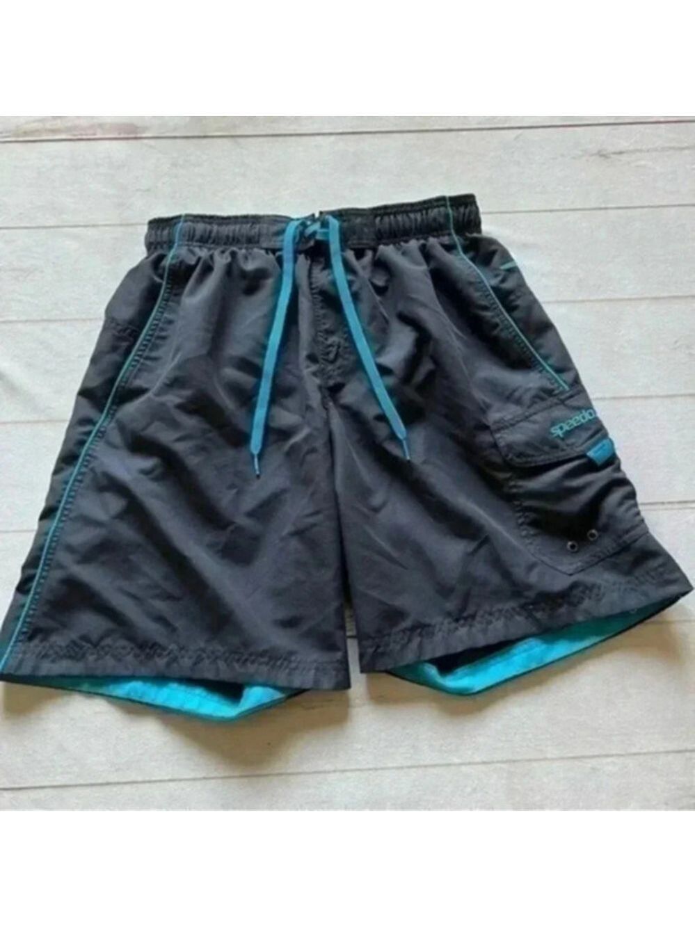 Speedo Marina Volley Men's Quick-Drying Swim Short Size Medium Style # 7…